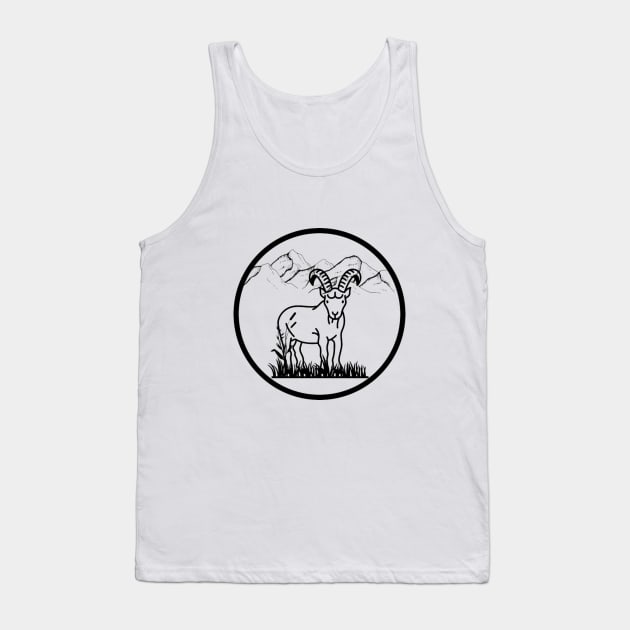 Mountain goat Tank Top by Vacay